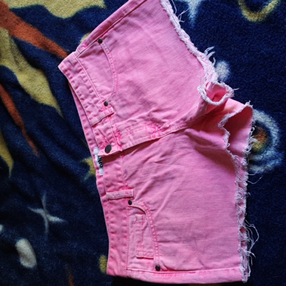 Victoria's Secret Pink Y2K cheeky cut off  shorts